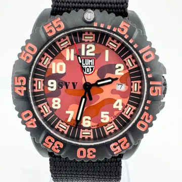 레어 컨디션 최상 루미녹스 Ref.3065 CAMO 남성용 쿼츠 손목시계