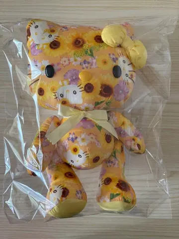 헬로키티 봉제 인형 해바라기 패턴 일본제