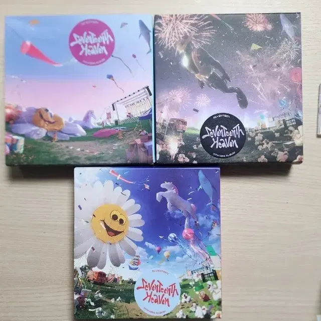 세븐틴 헤븐 앨범 3개 풀구성 세트 일괄 판매 랜덤 개봉앨범