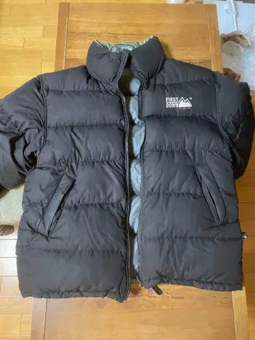 FIRST DOWN 리버서블 다운 자켓