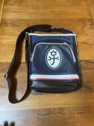 CASTEL-BAJAC 네이비 숄더백