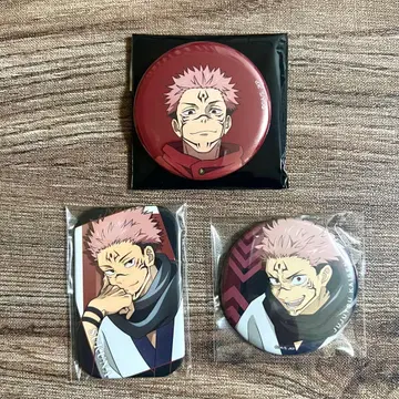 주술회전 양면 스쿠나 캔뱃지 세트 모음