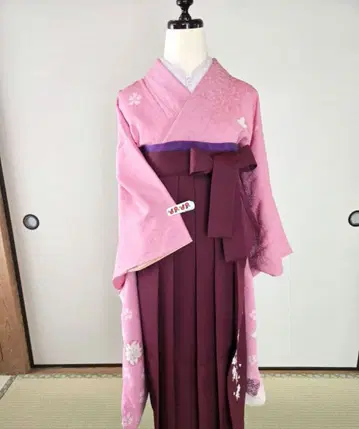 벚꽃 꽃무늬 대학생 졸업 하카마용으로 추천! 후리소데만.