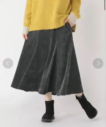 새상품 studio CLIP 스튜디오 클립 머메이드 코듀로이 스커트