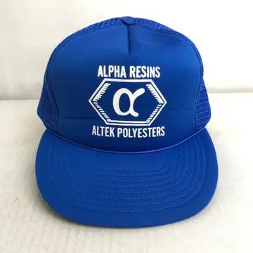 [ US 구제 의류 ] 캡 메쉬 캡 트래커 캡 ALPHA 블루