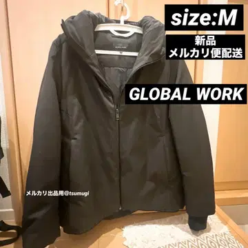 GLOBAL WORK 블랙 다운 자켓 M
