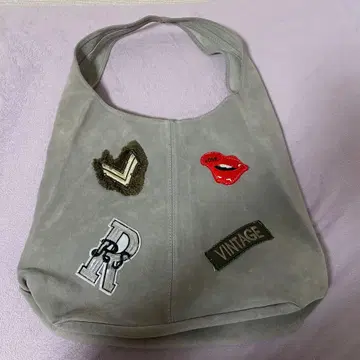 이탈리아제 가죽 와펜 토트백