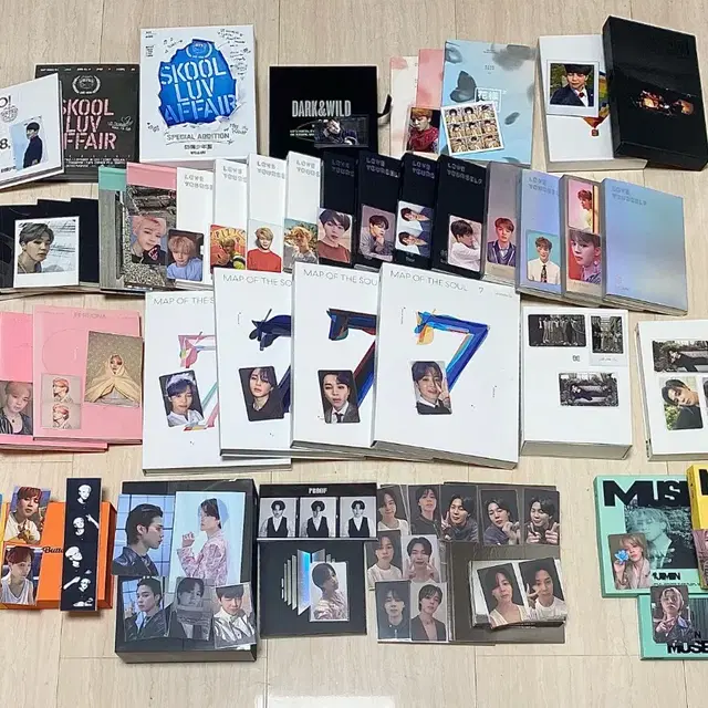 방탄 지민 포카 일괄 판매