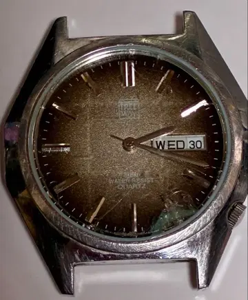 CITIZEN FREEWAY 쿼츠 손목시계 브라운 다이얼