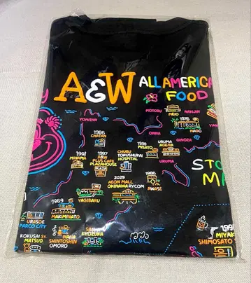 [매장 한정판] A&W 오키나와 티셔츠 M 사이즈