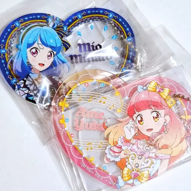 아이카츠 프렌즈! 피쿠리아 하트 아크릴스탠드 세트 - 퓨어 팔레트