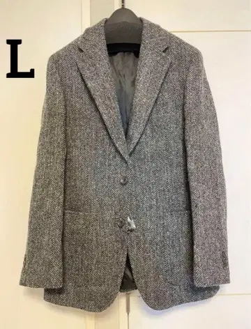 [ SALE ] Harris Tweed 헤링본 테일러드 자켓 L