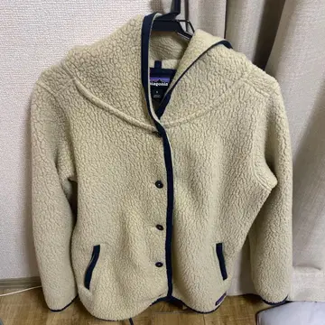 patagonia 플리스 자켓 S 크림색
