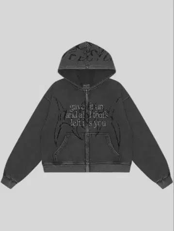 Keshi Requiem 후드티 지퍼 후드티 XL 사이즈