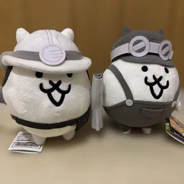 냥코 대전쟁 가마트토 오토토 봉제 인형 2종 세트