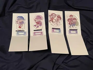 오소마츠 6쌍둥이 10주년 기념 트레이딩 아크릴 스탠드 4개 세트