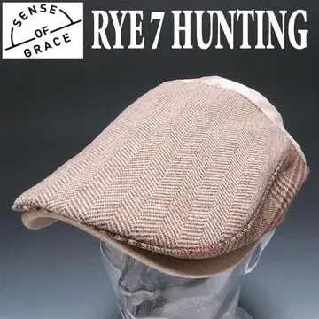 새상품 센스 오브 그레이스 헤링본 트위드 헌팅 BE 사이즈 조절 가능