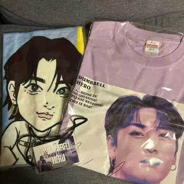 덤벨 히어로 T셔츠 & 타월 세트 덤벨히어로