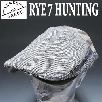 새상품 센스 오브 그레이스 헤링본 트위드 헌팅 DGY 사이즈 조절 가능