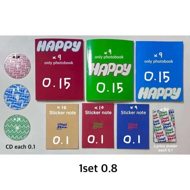 HAPPY 앨범 포토북 CD 엽서 포스터 양도 판매 진 jin 방탄bts