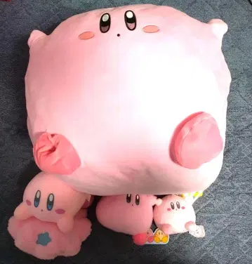 커비 쿠션 봉제 인형 마스코트 세트