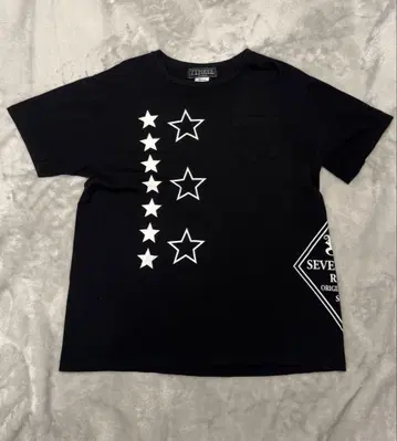 73R 7THREE 티셔츠 블랙 세븐쓰리알