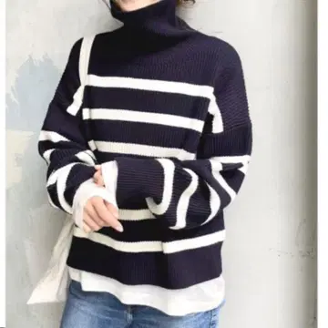 미사용 Spick & Span 보더 니트