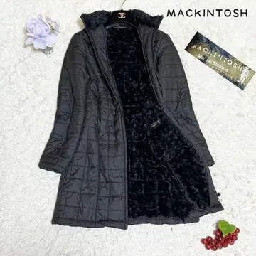 새상품급 매킨토시 퀼팅 코트 보아 롱 코트 스코틀랜드