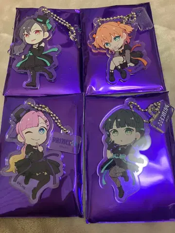 하스노소라 트레이딩 아크릴 키링 PRINCESS 4종 세트