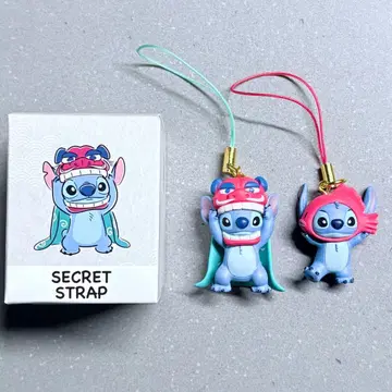 디즈니 스티치 시크릿 스트랩 2종 세트 설날