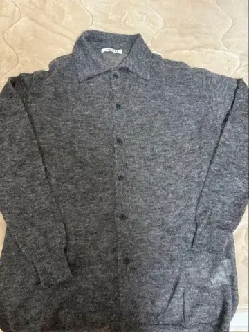 AURALEE 키드 모헤어 니트 셔츠 가디건 오라리 새상품