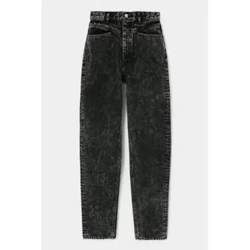 MOUSSY 하이웨스트 테이퍼드 데님