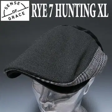 새상품 센스 오브 그레이스 해린 트위드 헌팅 XL 블랙 빅 사이즈