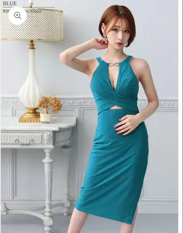 VT032413 veautt 타이트 미디엄 드레스