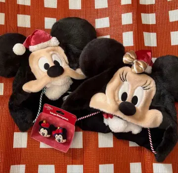 디즈니 크리스마스 2025 팬캡, 미키 반지, 미니 반지 3종 세트