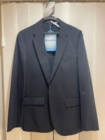 유니클로 남성용 슬림핏 네이비 자켓 팬츠 상하의 세트