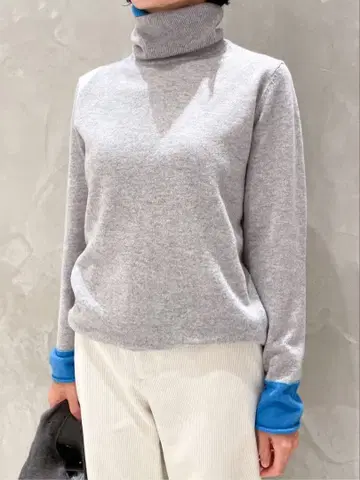 스코틀랜드 캐시미어 터틀넥 풀오버