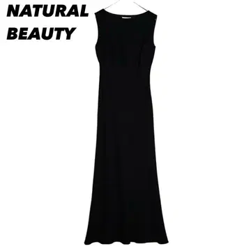 내추럴 뷰티 슬리브리스 원피스 여성용 롱 원피스 구제 의류