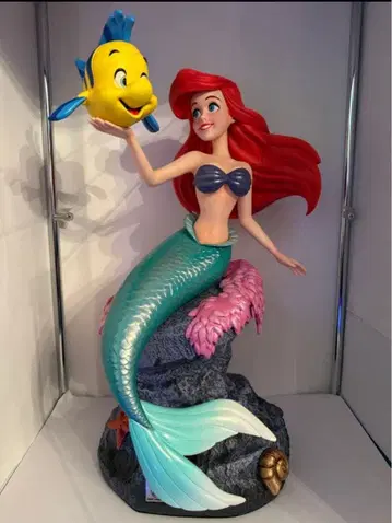 인어공주 아리엘 플라운더 비스트킹덤 빅 피규어