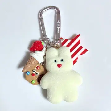 자라자라 키링 자라자라 가챠가챠 mojojojo 화이트