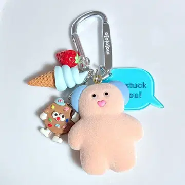 자라자라 키링 자라자라 가챠가챠 mojojojo 핑크