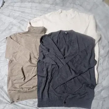 L 사이즈 유니클로 스웨터 가디건 트레이닝복