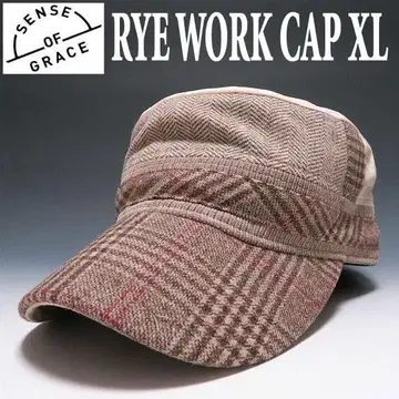 새상품 센스 오브 그레이스 해린 트위드 워크캡 XL BE 빅 사이즈