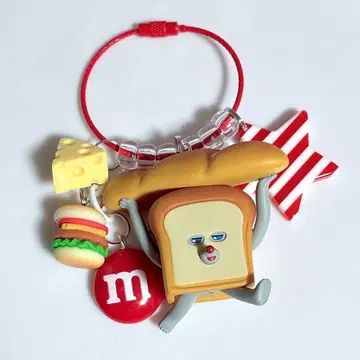 자라자라 키링 자라자라 가챠가챠 빵 도둑 빨간색