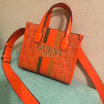 GUESS 오렌지 숄더백