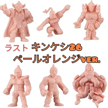 근육맨 근육맨 지우개 26 페일 오렌지 ver. 6종 세트 반다이