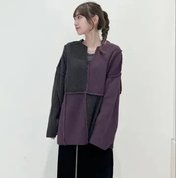 지나시스 7G 패치워크 풀오버 L 사이즈