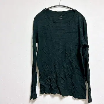 GAP FAVORITE T 블랙 블랙 [ L ] 롱티 긴팔