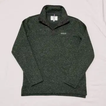 에이글 하프 스냅 맨투맨 스웨터 그린 S 사이즈