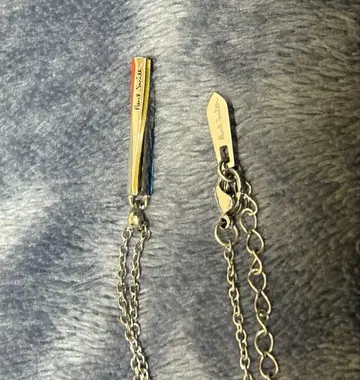 폴스미스 목걸이 트위스트 바 탑 스트라이프